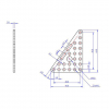 Треугольная пластина из анодированного алюминия Triangle Plate 6*8 (Pair) - «globural.ru» - Краснодар