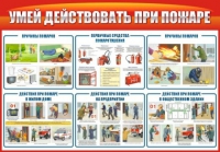 Стенд "Умей действовать при пожаре" - «globural.ru» - Краснодар