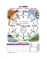 Le temps. Учебно наглядные пособия по французскому языку - «globural.ru» - Краснодар