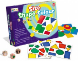Игра развивающая геометрическая "Форма, размер, цвет" - «globural.ru» - Краснодар