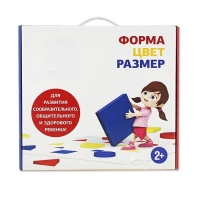 Подвижная развивающая игра "Форма, цвет, размер" - «globural.ru» - Краснодар