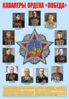 Плакат "Кавалеры ордена «Победа»" - «globural.ru» - Краснодар