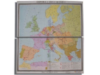 Учебная карта "Европа с 1815 - 1849 г.г." 1180*1070 мм (матовое, 2-стороннее лам.) - «globural.ru» - Краснодар