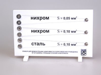 Прибор для демонстрации зависимости сопротивления проводника от его длины, сечения и материала - «globural.ru» - Краснодар