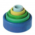 Набор стаканчиков, сине-зеленых - «globural.ru» - Краснодар