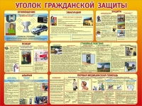 Стенд "Уголок гражданской защиты" - «globural.ru» - Краснодар