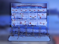 Стенд "Морские узлы" с оригинальными образцами - «globural.ru» - Краснодар
