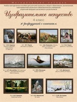 Набор репродукций "Изобразительное искусство" 4 класс (10 репродукций) - «globural.ru» - Краснодар