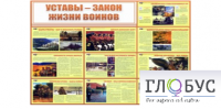 Стенд "Уставы закон жизни воинов" - «globural.ru» - Краснодар