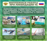 Стенд "Неотложные работы при ликвидации ЧС" - «globural.ru» - Краснодар