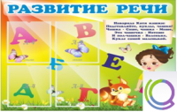 Стенд "Развитие речи" (вариант 1) - «globural.ru» - Краснодар