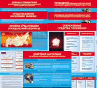 Комплект таблиц Основы гражданской обороны МЧС РФ (13 штук)	 - «globural.ru» - Краснодар