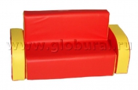 Диван с подлокотниками 120*35*45/20см (ВИК) - «globural.ru» - Краснодар