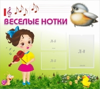 Стенд "Веселые нотки" - «globural.ru» - Краснодар