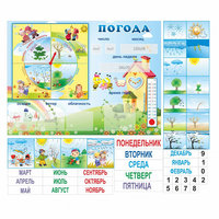 Стенд "Погода" с карманами для вставок - «globural.ru» - Краснодар