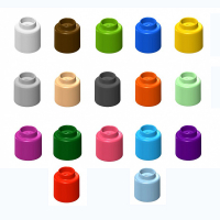  Элемент конструктора одиночный одноцветный Color Blocks 100 штук - «globural.ru» - Краснодар