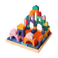 Конструктор  "Разноцветные блоки -3" - «globural.ru» - Краснодар