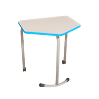 Стол модульный трапециевидный Flexy с полиуретановой кромкой - «globural.ru» - Краснодар