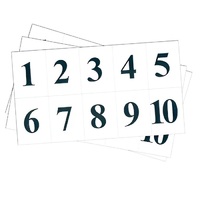 Набор цифр от 1 до 10 (для начальной школы) - «globural.ru» - Краснодар