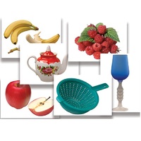 Набор предметных картинок "Фрукты, ягоды, орехи. Посуда" - «globural.ru» - Краснодар