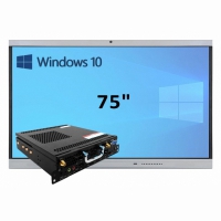 Интерактивная панель 75" (встроенный ПК, Win10, Intel i5) - «globural.ru» - Краснодар