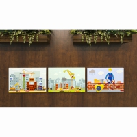 Комплект настенных панелей «Стройка» - «globural.ru» - Краснодар