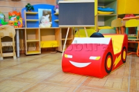Напольная игрушка "Машинка - гонка" с аппликацией (ВИК) - «globural.ru» - Краснодар