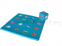 Игровой детский мат «Море» с кубиком (ВИК) - «globural.ru» - Краснодар