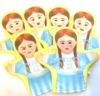 Набор кукол - рукавичек  "Эмоции. Девочки" - «globural.ru» - Краснодар