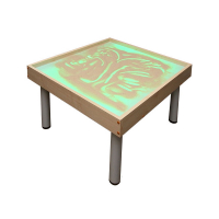 Столик на ножках для рисования песком Радуга. Подсветка RGB - «globural.ru» - Краснодар
