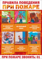 Стенд "Правила поведения при пожаре" - «globural.ru» - Краснодар