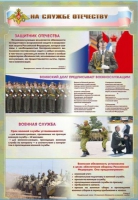 Стенд "На службе Отечеству" (вариант 1) - «globural.ru» - Краснодар