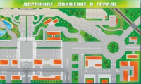 Доска магнитно-маркерная панорамная "Дорожное движение в городе" - «globural.ru» - Краснодар