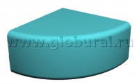 Угловой пуфик 48*48*25см (ВИК) - «globural.ru» - Краснодар