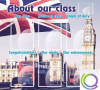 Стенд "About our class" - «globural.ru» - Краснодар