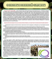 Стенд "Основы военной службы" - «globural.ru» - Краснодар