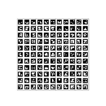 Поле aruco-меток, не бликующая поверхность 101 метка - «globural.ru» - Краснодар