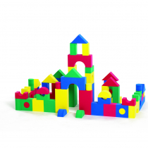 Блоки геометрические мягкие. Набор для класса. - «globural.ru» - Краснодар