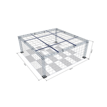 Огражденное пространство с защитной сеткой для безопасного пилотирования 8х8х3м  - «globural.ru» - Краснодар
