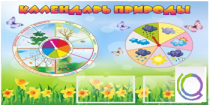 Стенд "Календарь природы" (вариант 2) - «globural.ru» - Краснодар