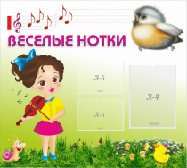 Стенд "Веселые нотки" - «globural.ru» - Краснодар