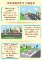 Стенд "Обязанности пешехода часть 2" - «globural.ru» - Краснодар