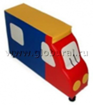 Напольная мягкая игрушка "Грузовик" каталка - «globural.ru» - Краснодар