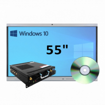 Интерактивная панель 55" (встроенный ПК, Win10) - «globural.ru» - Краснодар