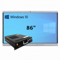 Интерактивная панель 86" (встроенный ПК Win10, Intel i5) - «globural.ru» - Краснодар