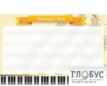 Стенд "Нотный стан" - «globural.ru» - Краснодар