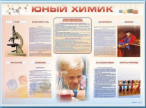 Стенд-уголок "Юный химик" - «globural.ru» - Краснодар