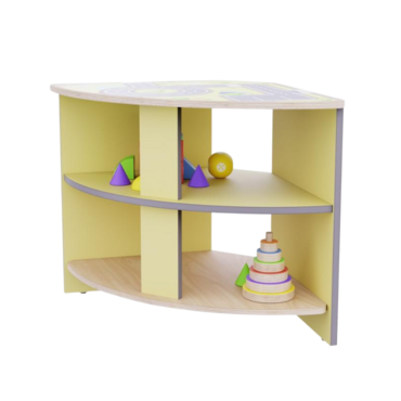 Угловое место для хранения из коллекции «НЕГА» (желтый) - «globural.ru» - Краснодар