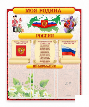 Стенд "Наша родина Россия" - «globural.ru» - Краснодар