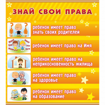 Стенд "Знай свои права" - «globural.ru» - Краснодар